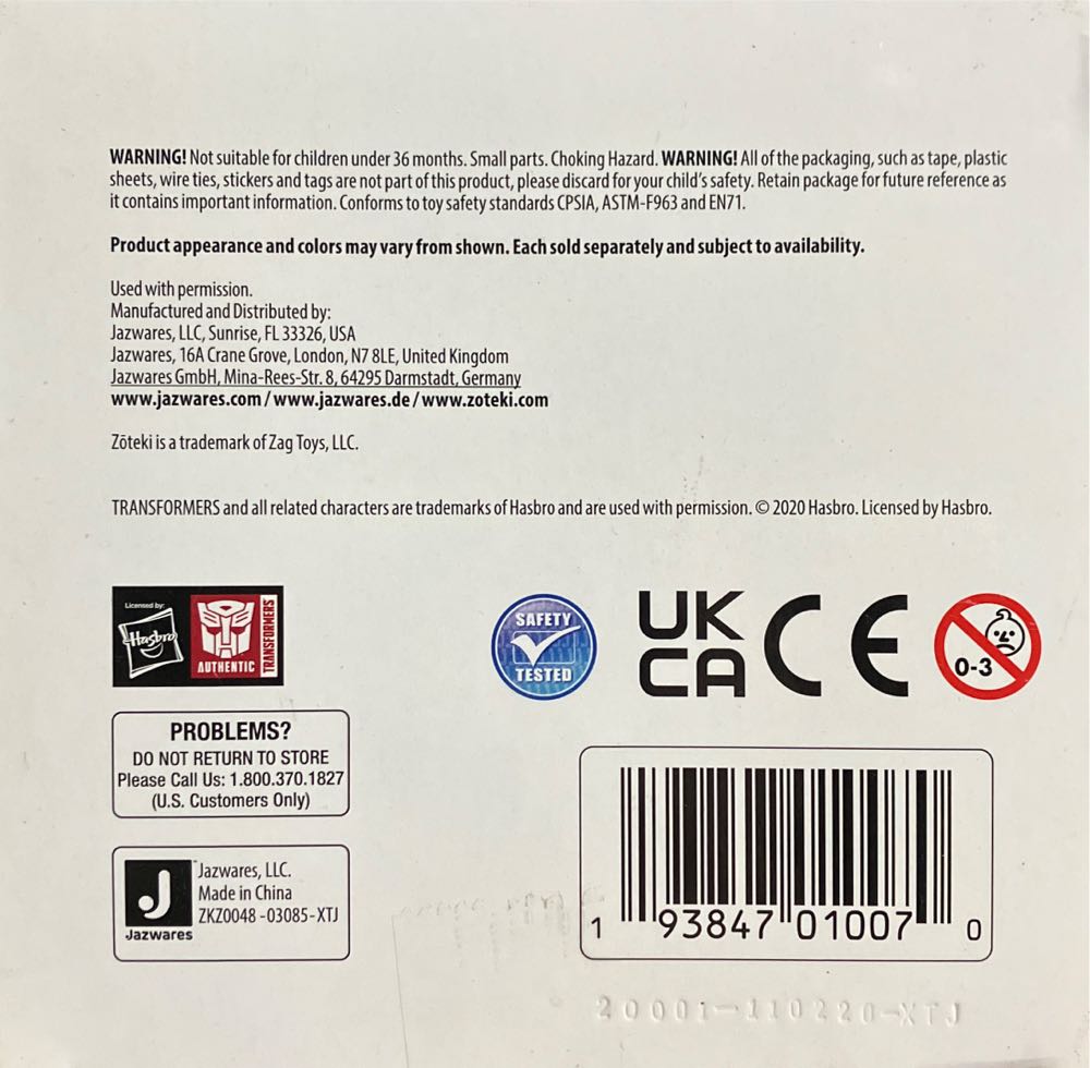 Grimlock - Jazwares (Zoteki) action figure collectible [Barcode 193847010070] - Main Image 4