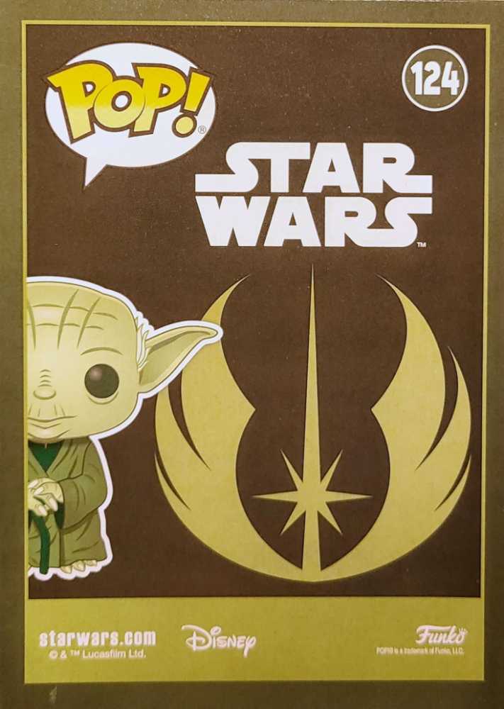 *Funko Pop Star Wars Yoda (Star Wars) 124 Spring Convention 2021 - Funko (Star Wars - Funko Pop) action figure collectible [Barcode 889698542739] - Main Image 2