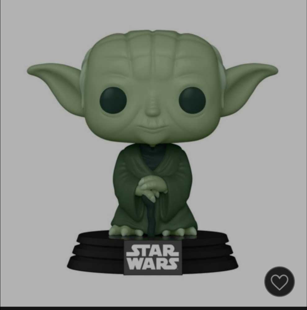*Funko Pop Star Wars Yoda (Star Wars) 124 Spring Convention 2021 - Funko (Star Wars - Funko Pop) action figure collectible [Barcode 889698542739] - Main Image 3