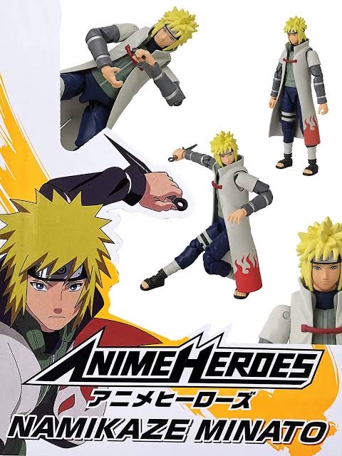 Namikaze Minato - Ban Dai (Anime Heroes) action figure collectible [Barcode 045557369057] - Main Image 3