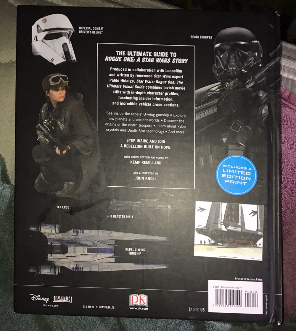 Star Wars Rogue One: The Ultimate Visual Guide - Penguin Random House (Star Wars: Rogue One) action figure collectible [Barcode 9781465470409] - Main Image 2