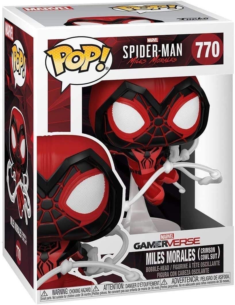 Spider Man- Miles Morales Crimson Cowl Suit  action figure collectible [Barcode 889698501552] - Main Image 2