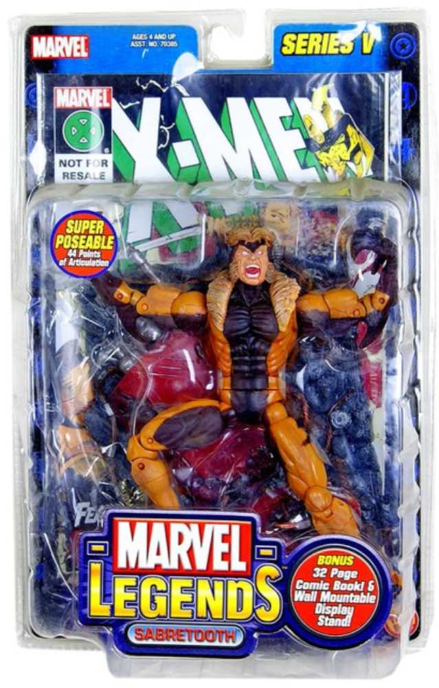 Marvel Legends Series V Sabertooth - Toy Biz (Marvel Legends) action figure collectible - Main Image 3