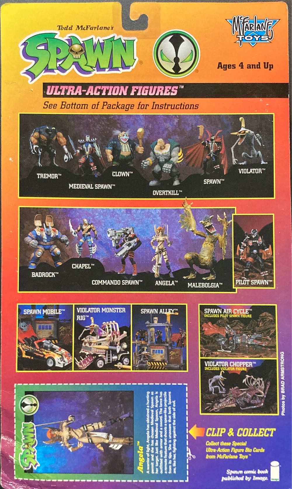 Angela (Spawn) - McFarlane Toys (Spawn Ultra-Action Figures) action figure collectible [Barcode 787926902402] - Main Image 2