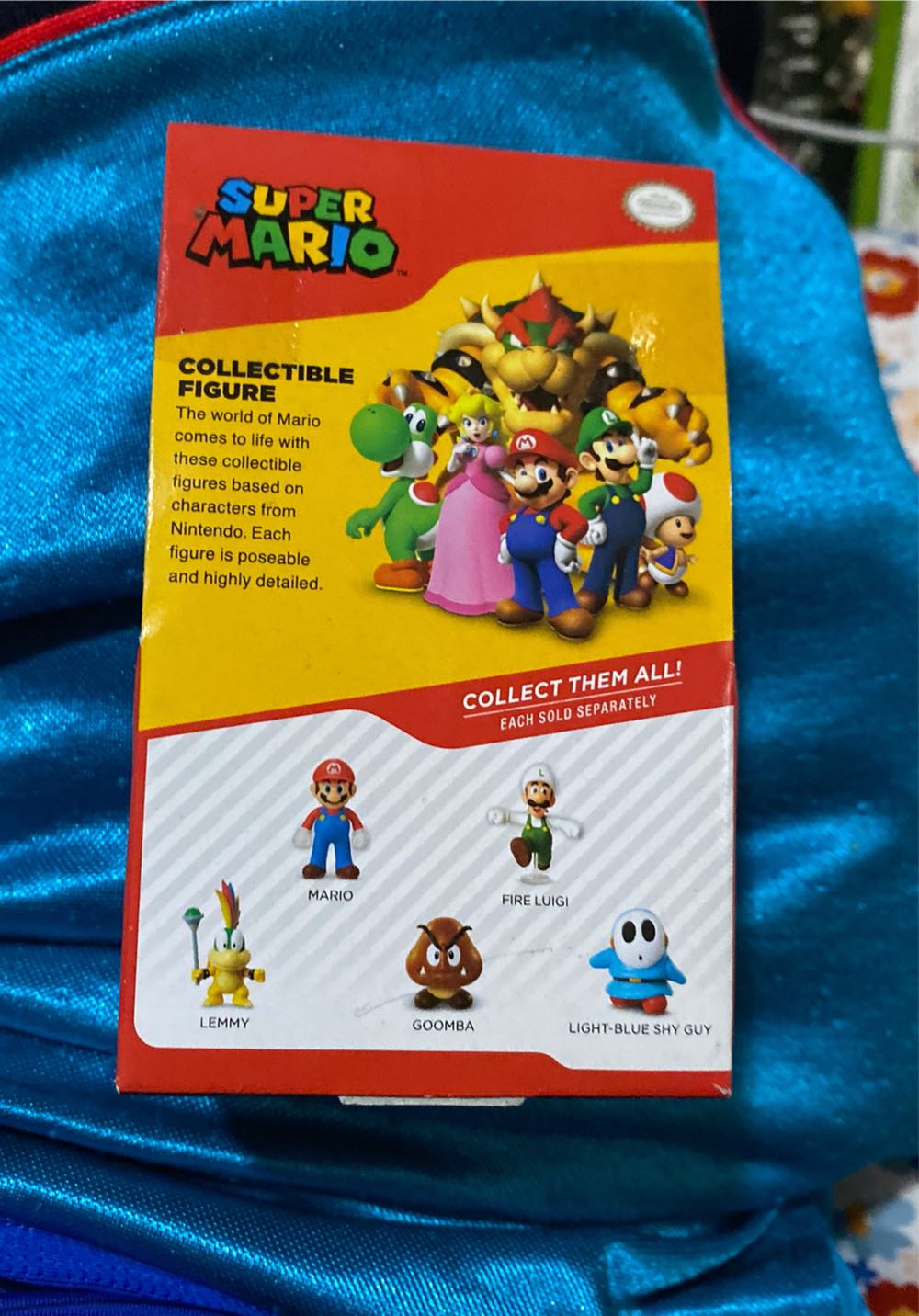 Shy Guy Light Blue - Jakks Pacific, Inc (Super Mario 2.5) action figure collectible [Barcode 192995405226] - Main Image 2