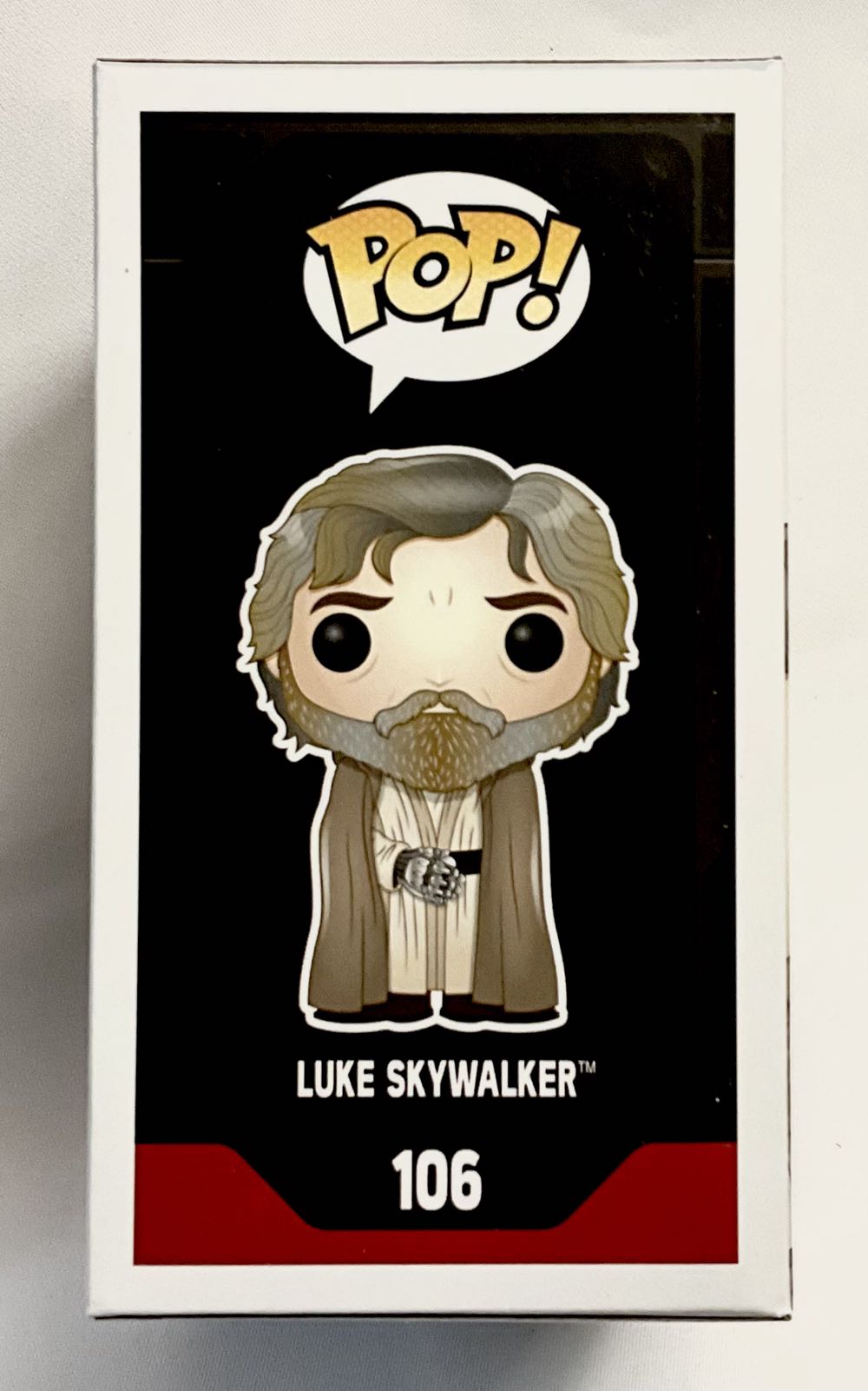 #106 Luke Skywalker  (Funko Pop!) action figure collectible [Barcode 849803096113] - Main Image 3