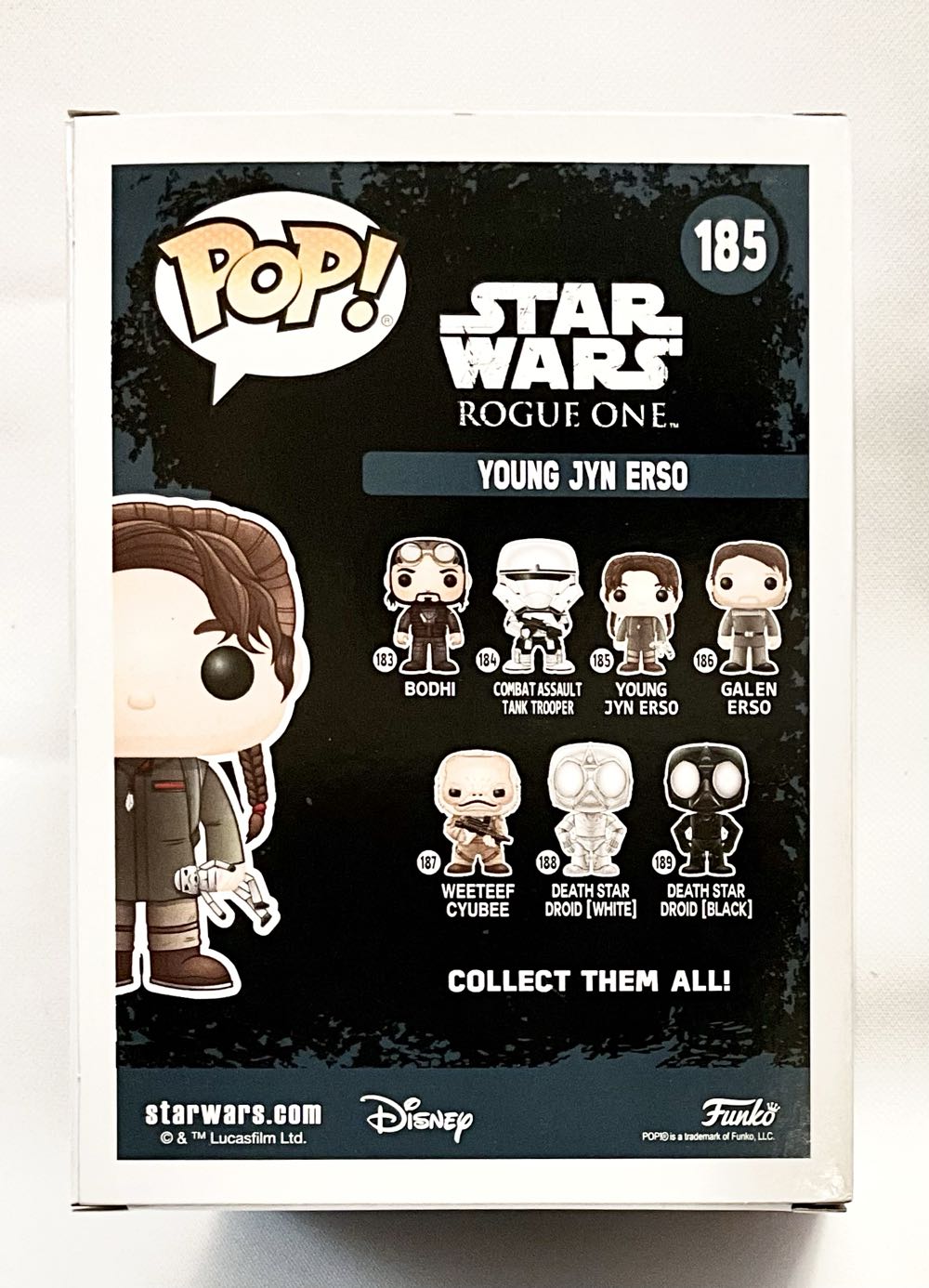 Young Jyn Erso  (Funko Pop!) action figure collectible [Barcode 889698148726] - Main Image 2