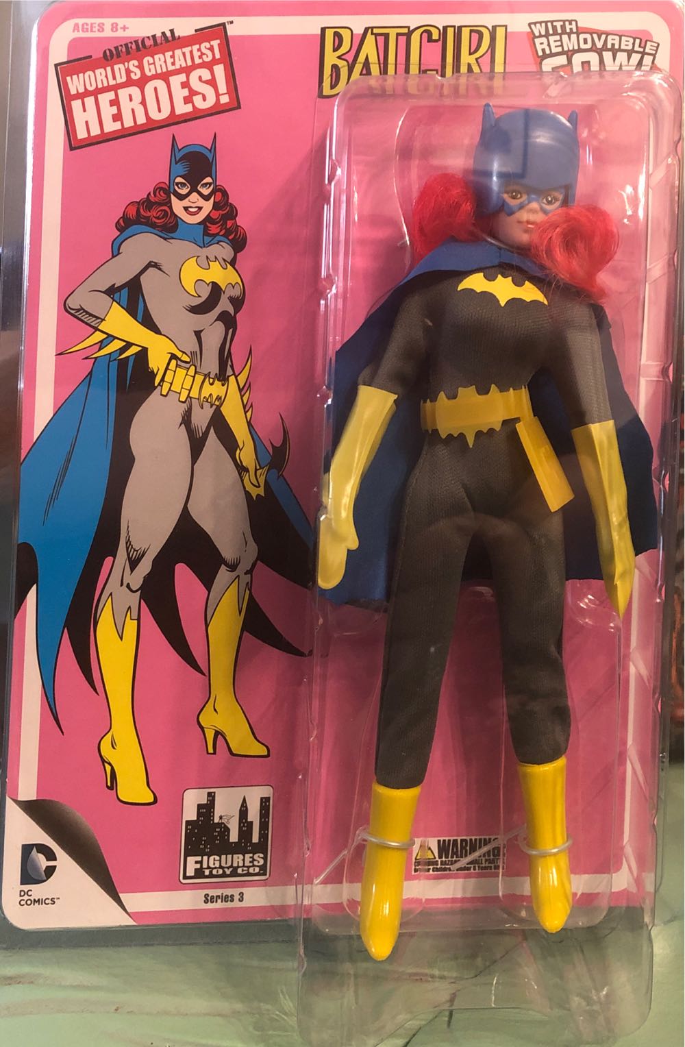 Batgirl With Removable Cowl - Figures Toy Company (Batman) action figure collectible [Barcode 728028229608] - Main Image 2