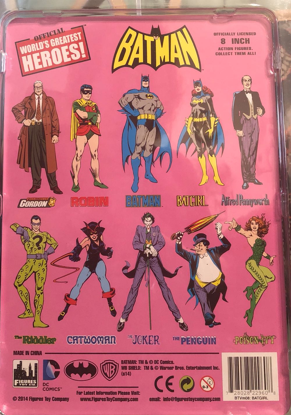 Batgirl With Removable Cowl - Figures Toy Company (Batman) action figure collectible [Barcode 728028229608] - Main Image 3
