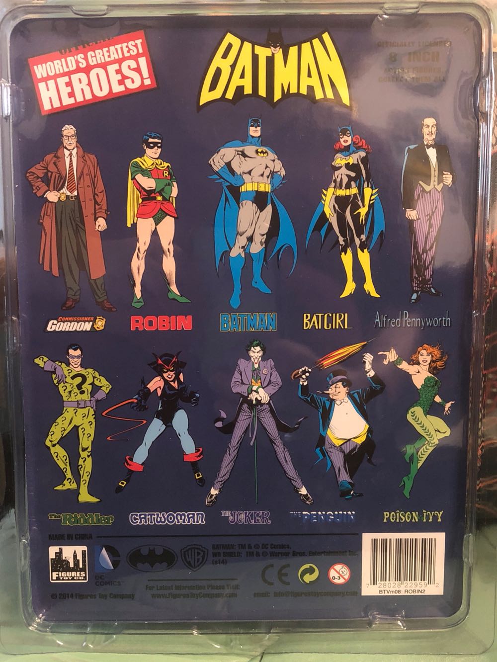 Robin The Boy Wonder With Removable Mask - Figures Toy Company (Batman) action figure collectible [Barcode 728028229592] - Main Image 3
