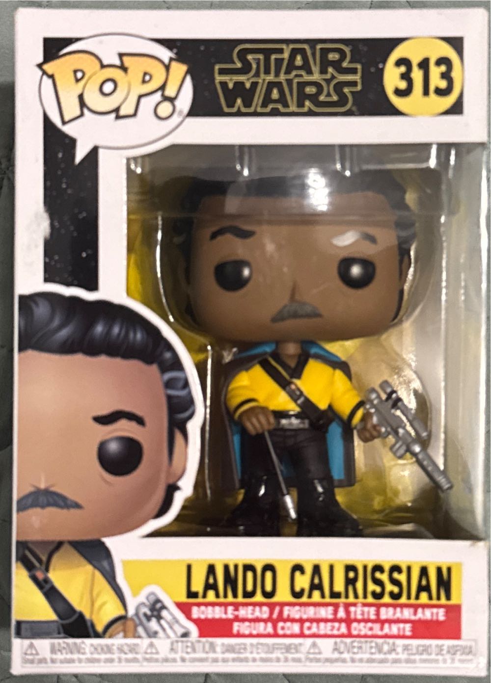 Funko Pop! Star Wars Lando Calrissian 313 - Funko Pop Star Wars action figure collectible [Barcode 889698398923] - Main Image 2