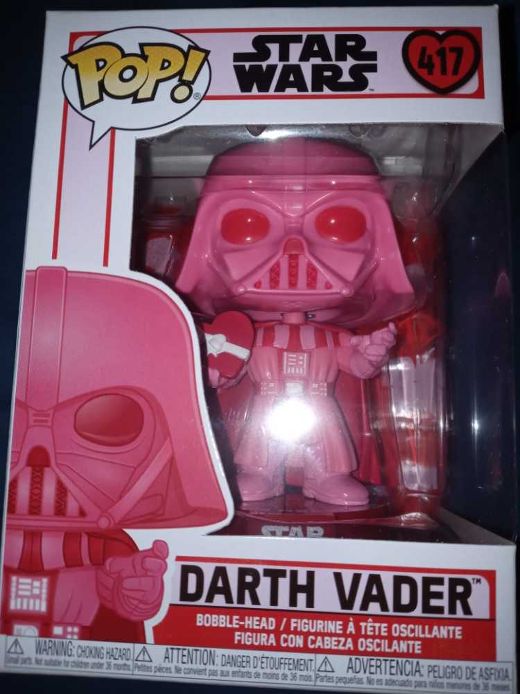 Star Wars: Valentines - Darth Vader #417 - Funko (Star Wars) (Funko Pop!) action figure collectible [Barcode 889698528726] - Main Image 2