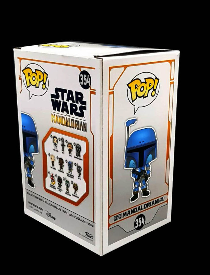Star Wars Mandalorian #354  Death Watch Mandalorian (Two Stripes) - Funko (Funko Pop!) action figure collectible [Barcode 889698460910] - Main Image 3