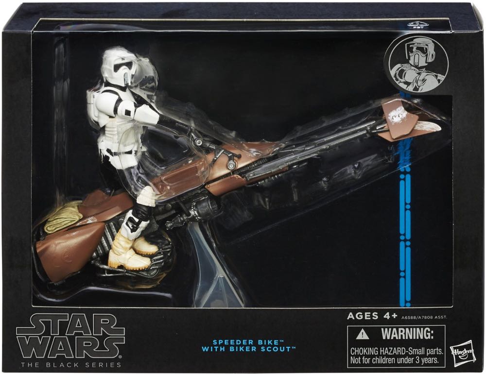 Speeder Bike and Biker Scout - Hasbro (Star Wars) action figure collectible - Main Image 1