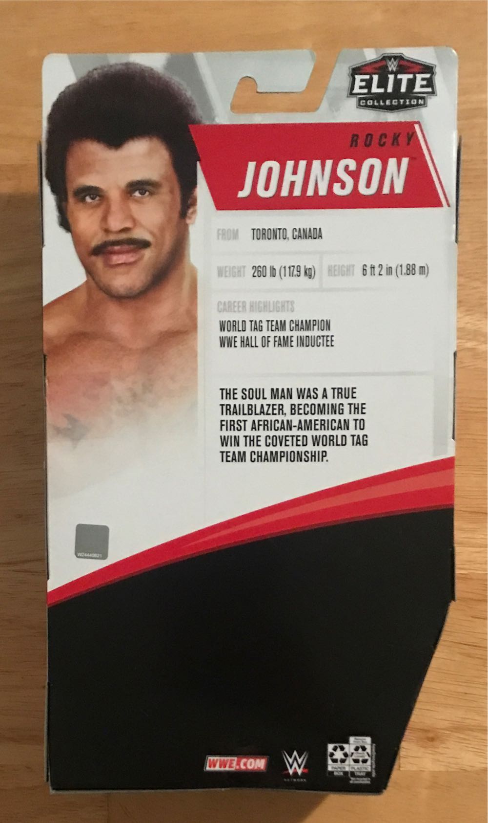 Rocky Johnson - Mattel (WWE Elite Collection Series 80) action figure collectible [Barcode 887961976724] - Main Image 2