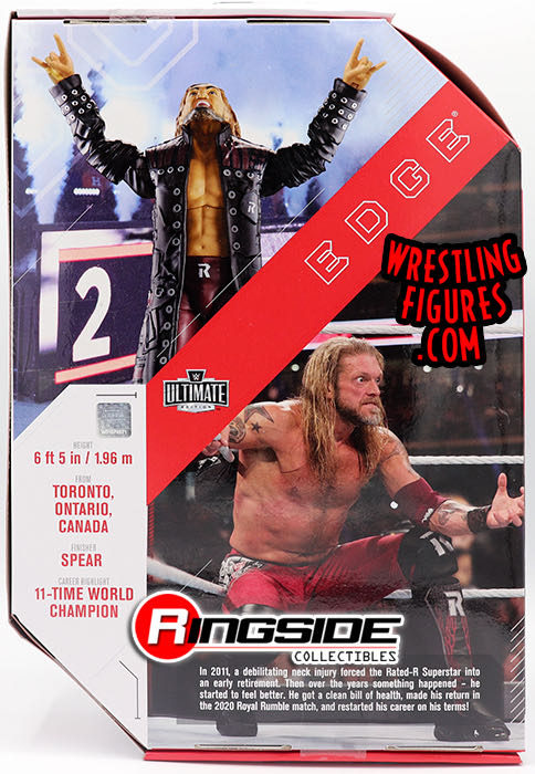 Ultimate Edition - Edge - Mattel (WWE Ultimate Edition) action figure collectible [Barcode 887961922400] - Main Image 2