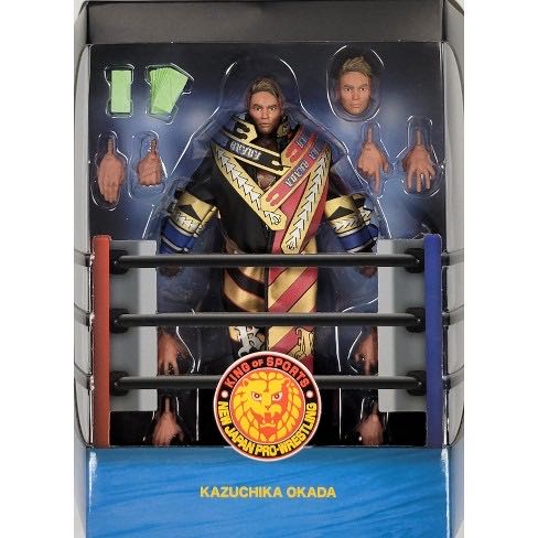 Njpw Series 1 Kazuchika Okada Action 6” Action Figure New - Super 7 (NJPW King Of Sports) action figure collectible [Barcode 840049806702] - Main Image 2