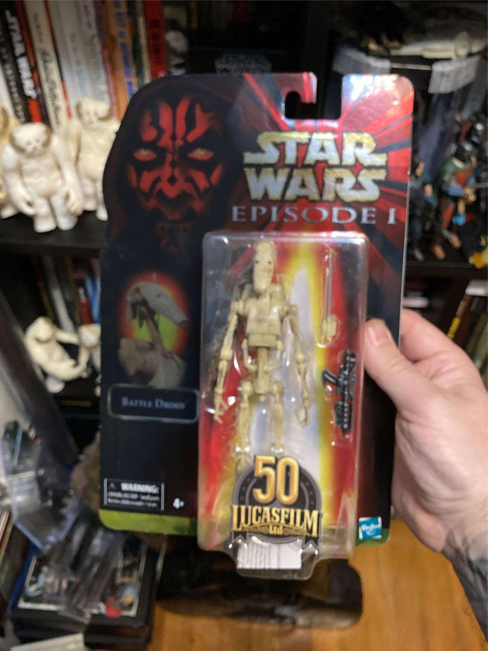 Battle Droid - Hasbro (Star wars black 6” 20th Ann. EP 1) (Star Wars Black 6 inch) action figure collectible [Barcode 5010993872404] - Main Image 2