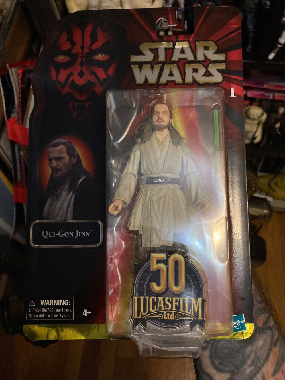 Qui-Gon-Jin - Hasbro (Star wars black 6” 20th Ann. EP 1) (Star Wars Black 6 inch) action figure collectible [Barcode 5010993861415] - Main Image 2
