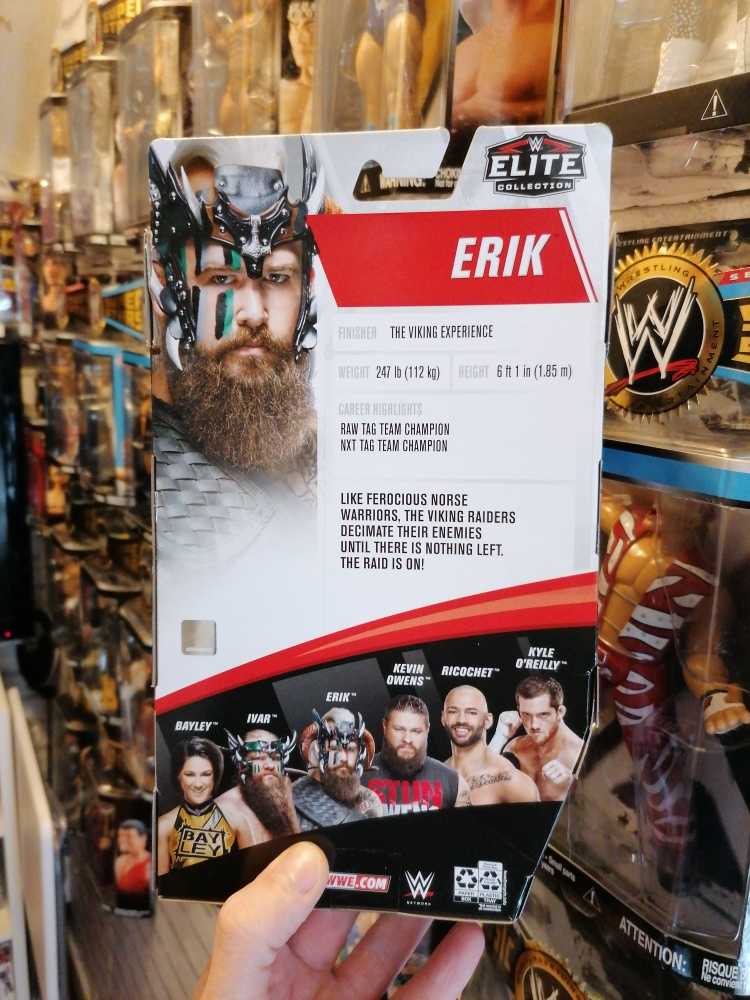 WWE Elite Viking Raiders Erik - WWE Elite 80 - Mattel (WWE Elite Collection Series 80) action figure collectible [Barcode 887961833935] - Main Image 2