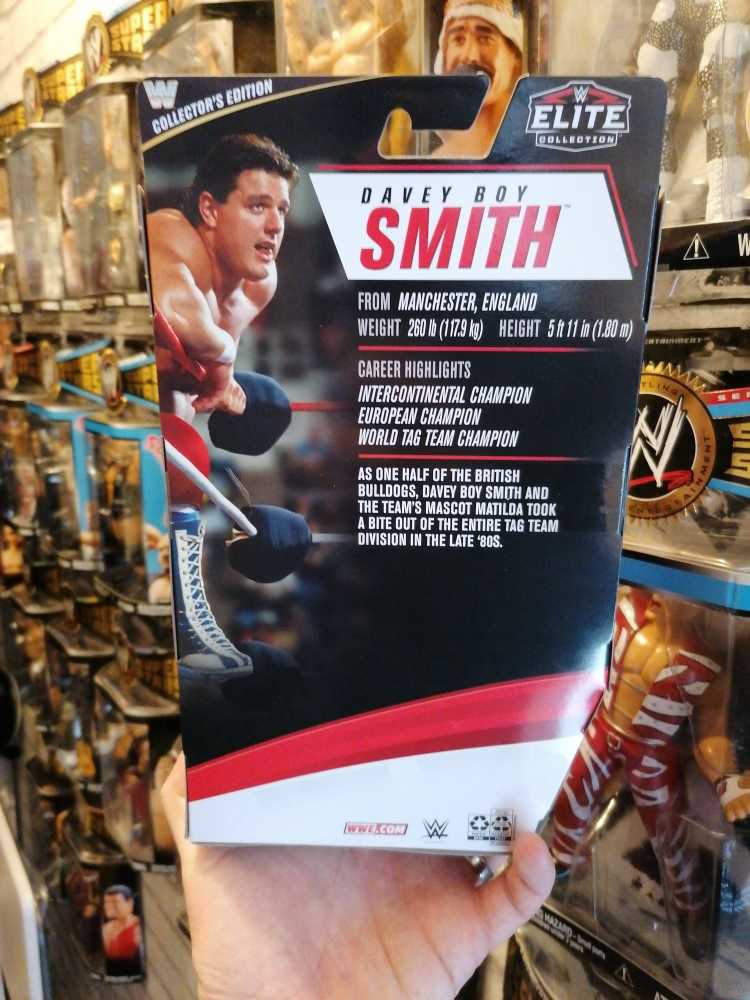Davey Boy Smith  - Mattel Wwe (WWE) action figure collectible [Barcode 887961922547] - Main Image 2