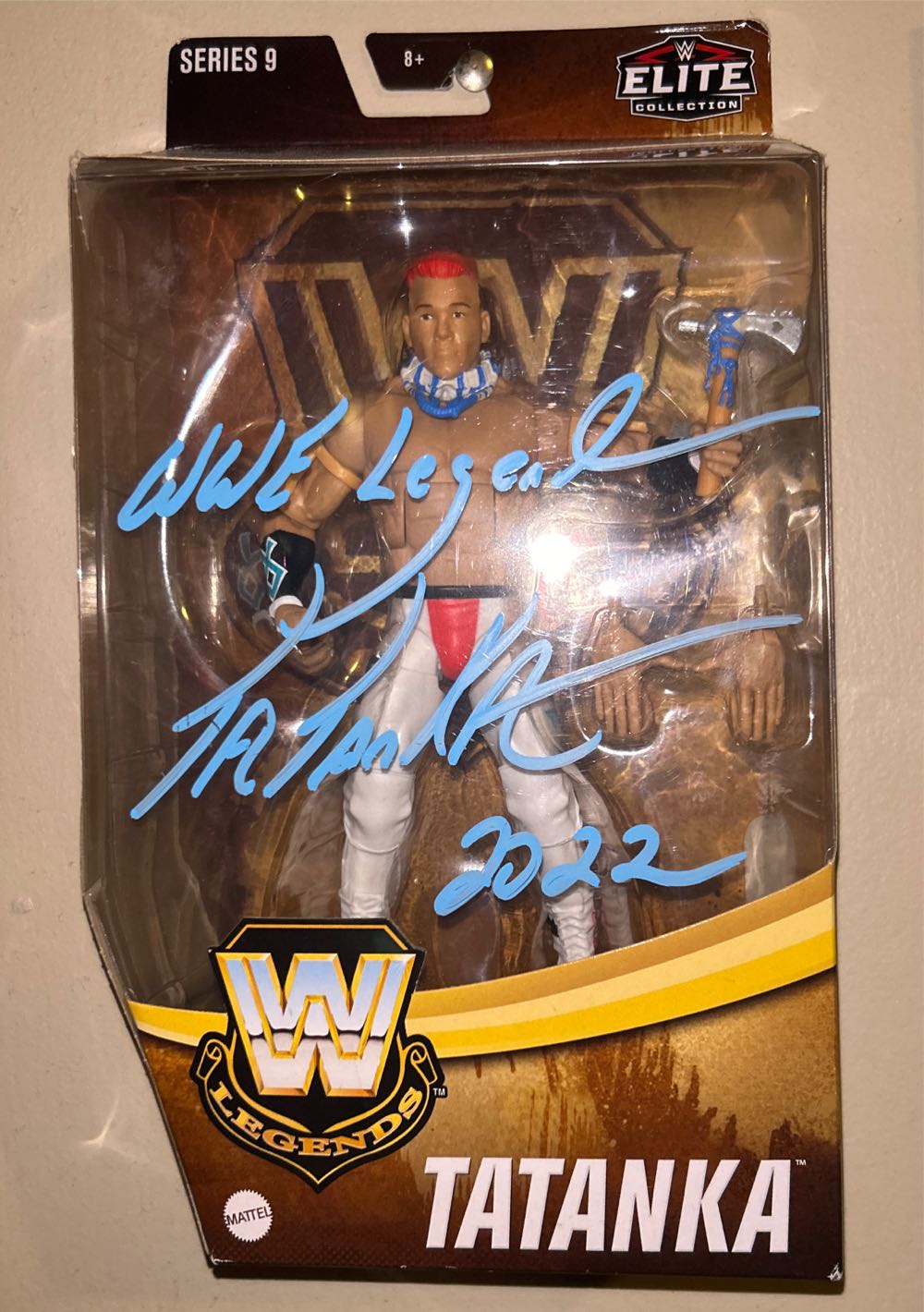 Tatanka - Mattel Wwe (WWE Mattel Elite Legends Series 9 Target Exclusive) action figure collectible [Barcode 887961948158] - Main Image 3