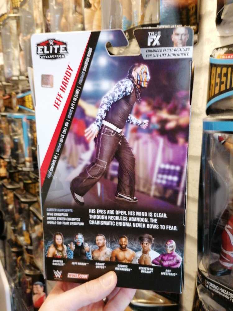 Jeff Hardy - Mattel (Elite Collection) action figure collectible [Barcode 887961730227] - Main Image 2