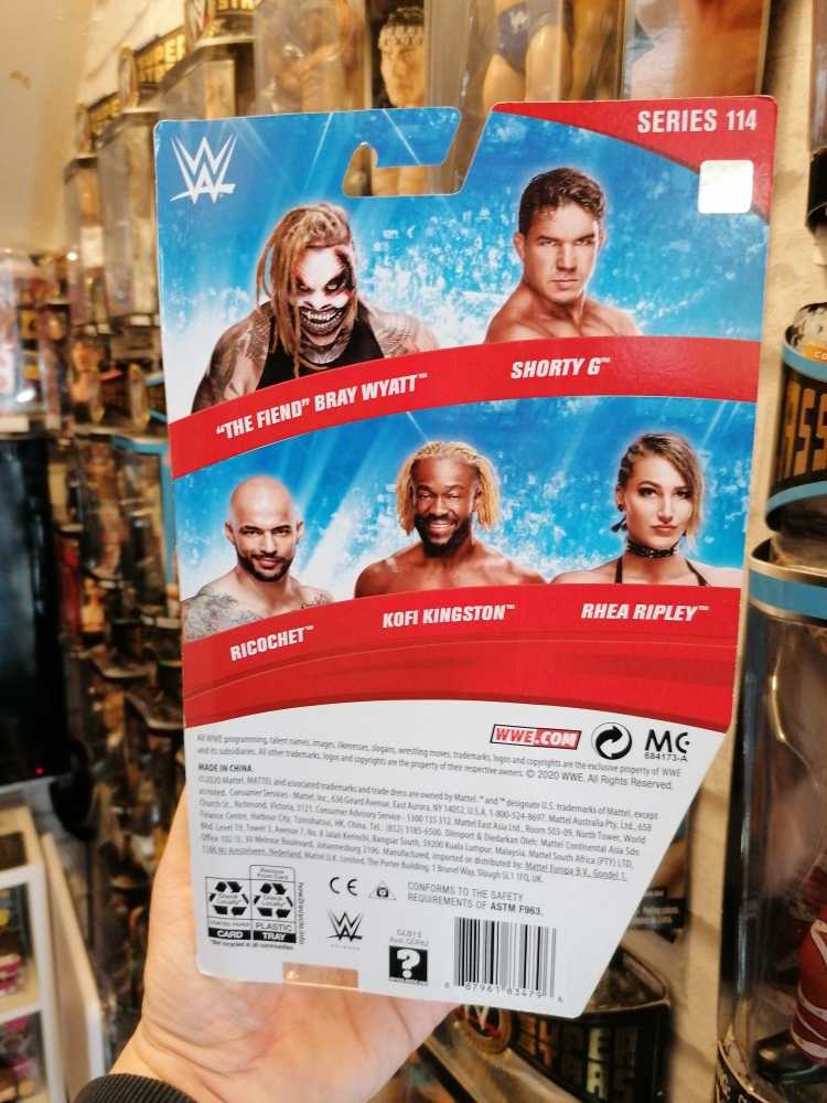 Shorty G Basic 114 - Mattel Wwe (WWE Basic Series 114) action figure collectible [Barcode 887961834796] - Main Image 2