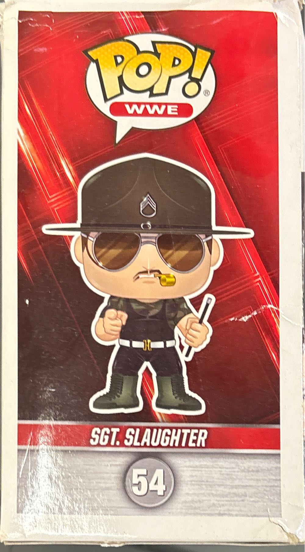 Funko WWE: Sgt Slaughter - Funko (Funko WWE) action figure collectible [Barcode 889698309882] - Main Image 3