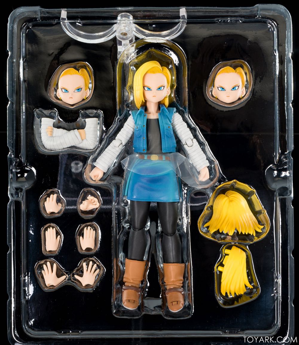 Android 18 - Bandai Tamashii Nations (Dragon Ball Z) action figure collectible [Barcode 4573102595027] - Main Image 4