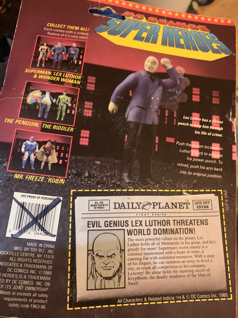 Lex Luther - Toybiz (Dc Comics Super Heroes Collection) action figure collectible [Barcode 035112044086] - Main Image 2