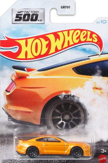 Hotwheels #2 Factory 500 H.P. Ford Shelby GT350R  action figure collectible [Barcode 887961911077] - Main Image 1