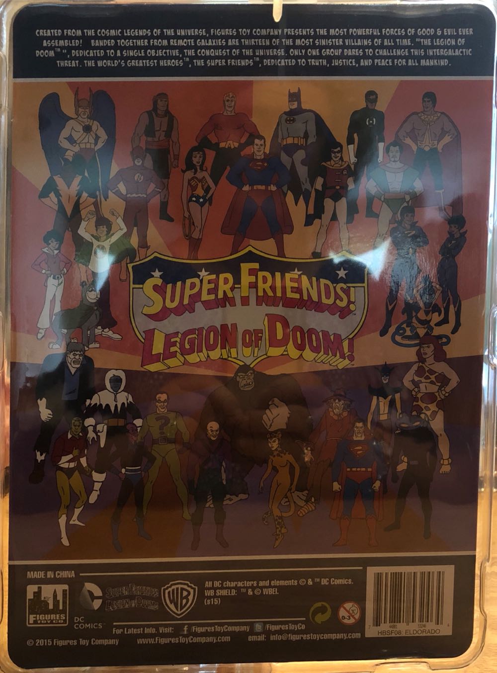 DC Comics Super Friends-El Dorado - Figures Toy Company (Superfriends/Legion of Doom) action figure collectible [Barcode 744881532464] - Main Image 2