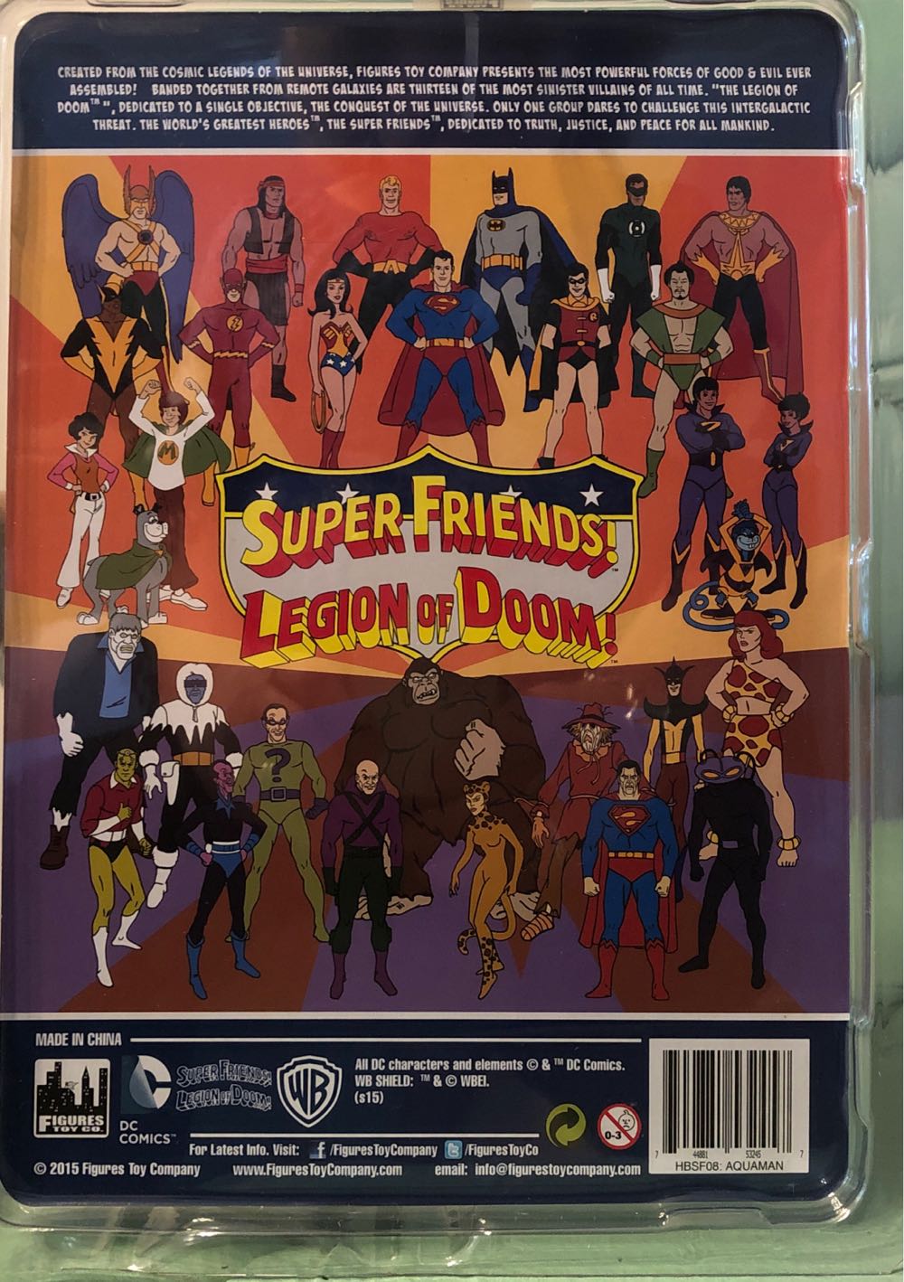 Aquaman - Figures Toy Company (Superfriends/Legion of Doom) action figure collectible [Barcode 744881532457] - Main Image 2