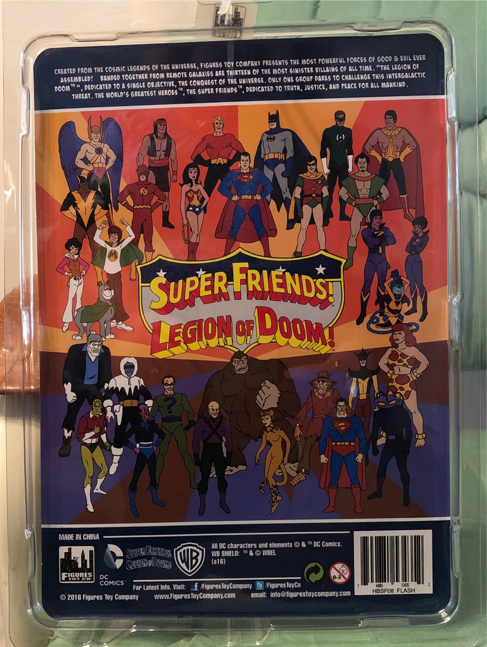 The Flash - Figures Toy Company (Superfriends/Legion of Doom) action figure collectible [Barcode 744881534352] - Main Image 2