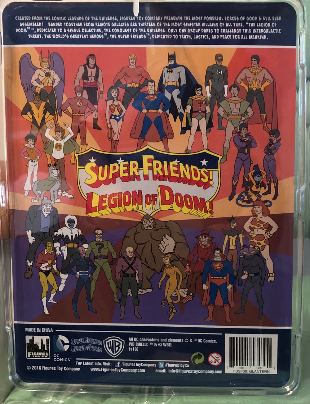 Green Lantern - Figures Toy Company (Superfriends/Legion of Doom) action figure collectible [Barcode 744881534390] - Main Image 2