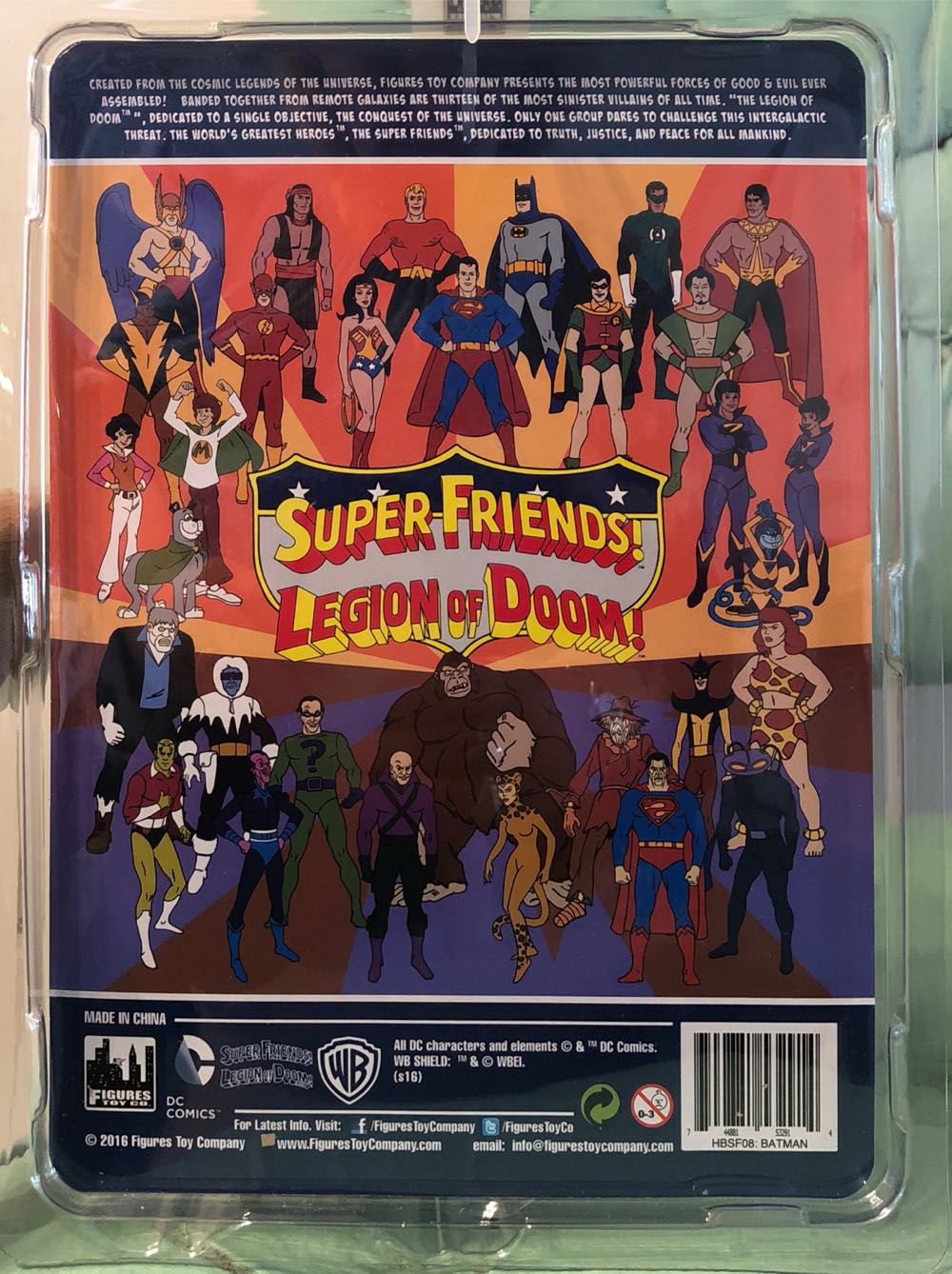 Batman - Figures Toy Company (Superfriends/Legion of Doom) action figure collectible [Barcode 744881532914] - Main Image 2