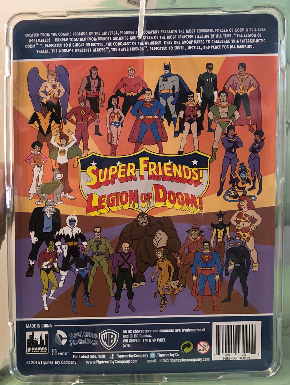 Robin - Figures Toy Company (Superfriends/Legion of Doom) action figure collectible [Barcode 744881531900] - Main Image 2