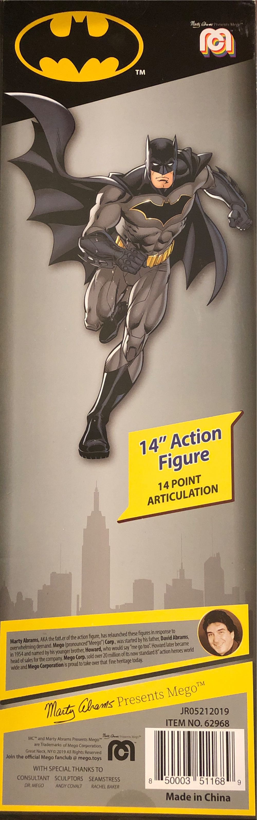 Batman Comicon Sd  14” - Mego (Batman) action figure collectible [Barcode 850003511689] - Main Image 2