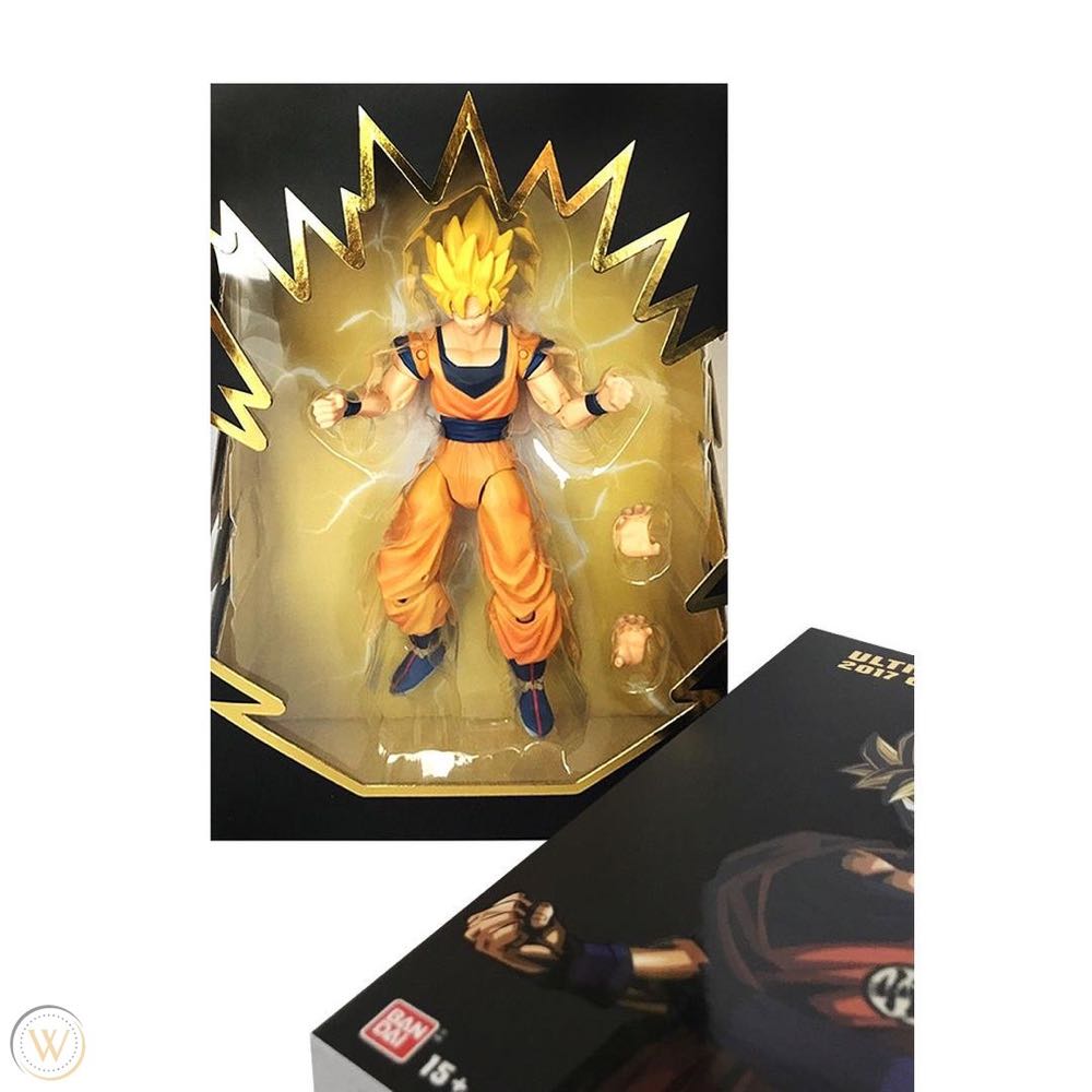 Super Saiyan Goku (SDCC 2017 Ultimate Deco Edition) - Bandai America (Dragon Ball Z) action figure collectible [Barcode 045557358341] - Main Image 2