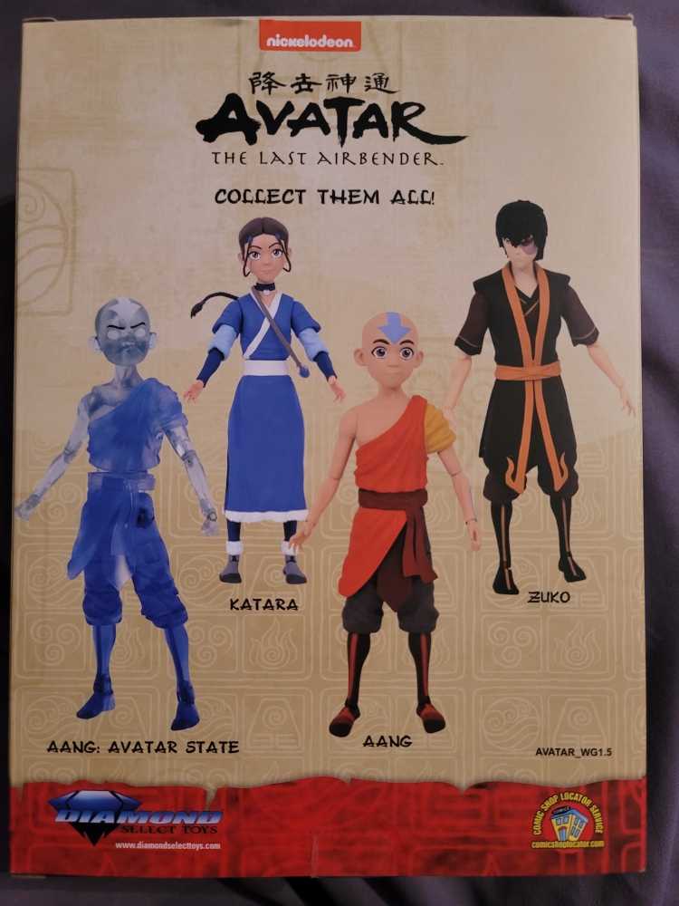 Avatar The Last Airbender Aang Avatar State  - Diamond Select (Avatar The Last Airbender) action figure collectible [Barcode 699788839485] - Main Image 2