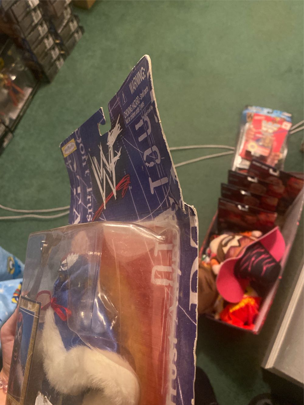 Owen Hart (Blue Blazer) - Jakks Pacific (WWF Jakks Pacific BCA DTA Tour Series 2) action figure collectible [Barcode 039897844527] - Main Image 4