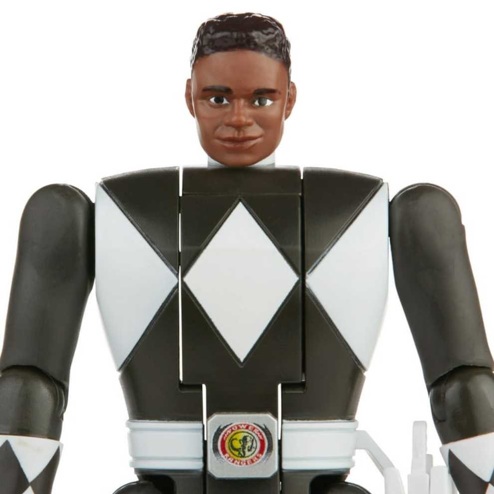 Mighty Morphin Power Rangers Retro Morphin Black Ranger Zack - Hasbro (Mighty Morphin Power Rangers) action figure collectible [Barcode 5010993782734] - Main Image 4