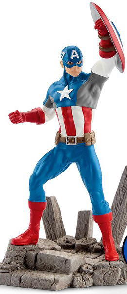 Captain America - Steve Rogers (Schleich) - Schleich (MARVEL) action figure collectible [Barcode 4055744012013] - Main Image 2