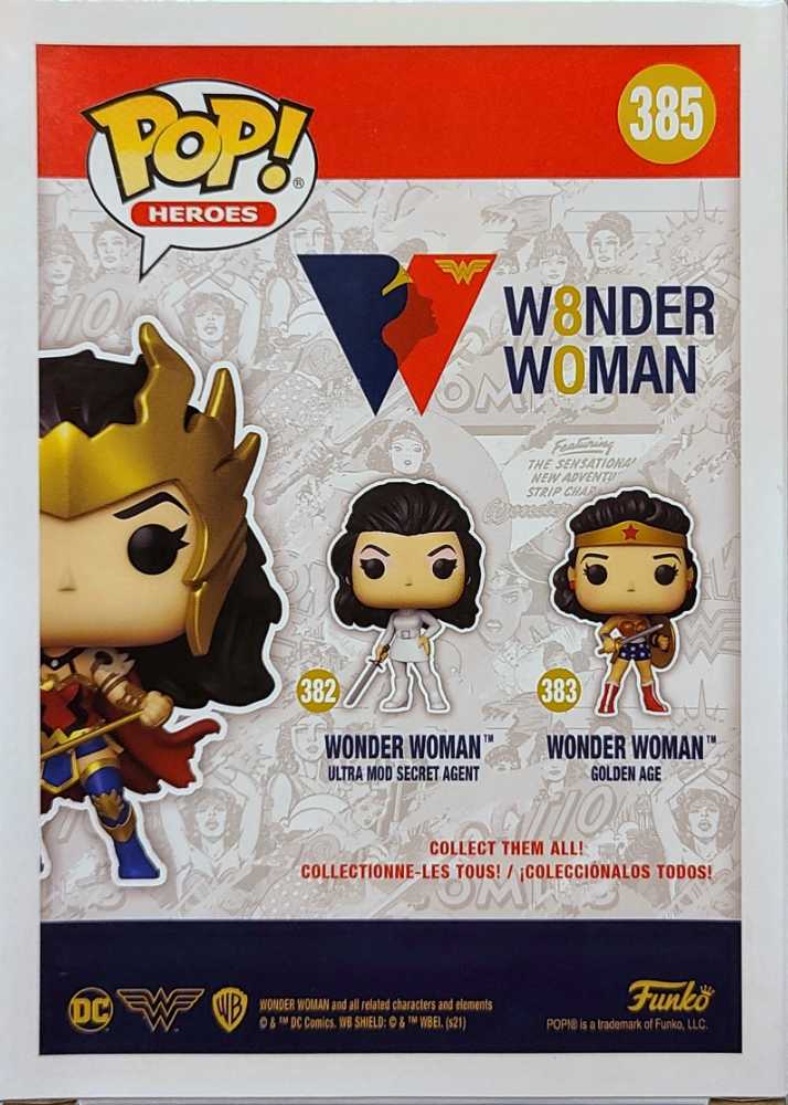 Wonder Woman Funko Pop! Heroes: Wonder Woman 80th Death Metal#385 - Funko (DC Funko Pops!) action figure collectible [Barcode 889698550901] - Main Image 2