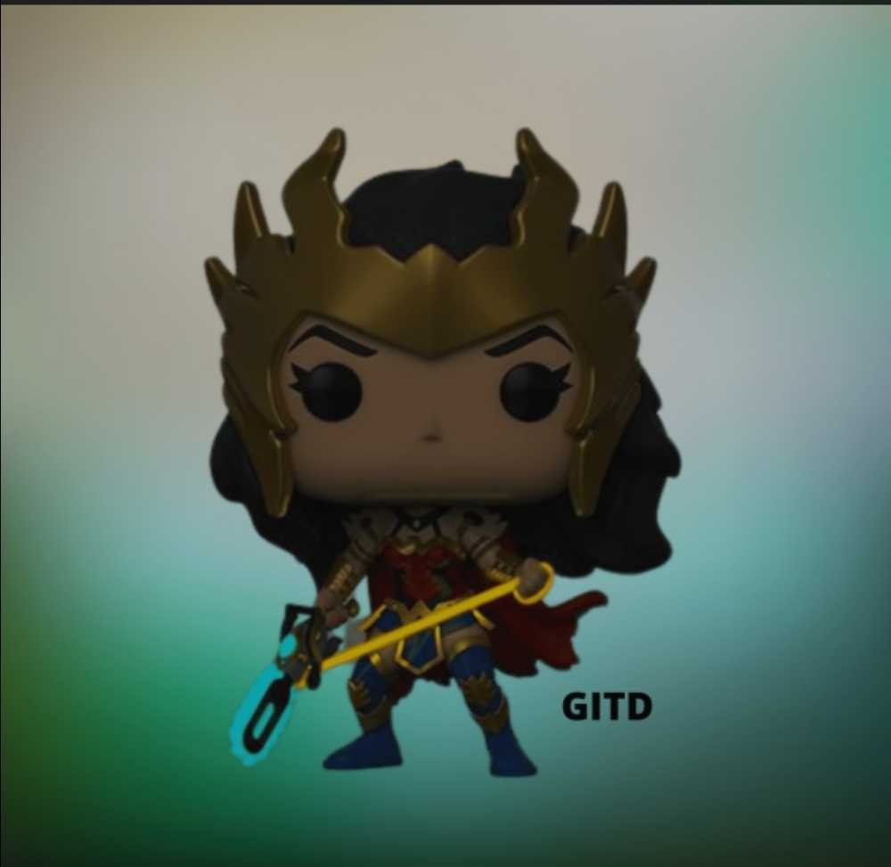 Wonder Woman Funko Pop! Heroes: Wonder Woman 80th Death Metal#385 - Funko (DC Funko Pops!) action figure collectible [Barcode 889698550901] - Main Image 3