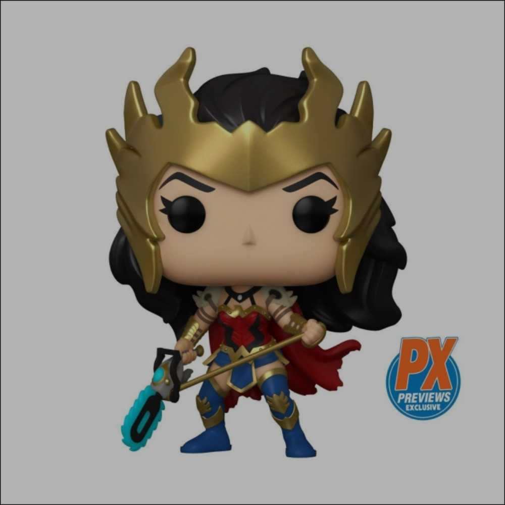 Wonder Woman Funko Pop! Heroes: Wonder Woman 80th Death Metal#385 - Funko (DC Funko Pops!) action figure collectible [Barcode 889698550901] - Main Image 4