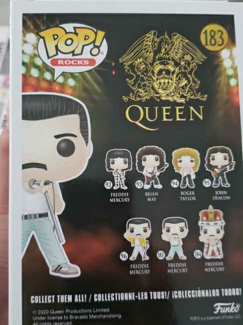 Freddie Mercury (Queen) 183  action figure collectible [Barcode 889698337359] - Main Image 3