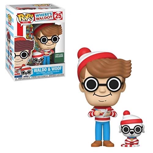 Funko Pop! Books: Where’s Waldo Waldo & Woof Exclusive  action figure collectible [Barcode 889698447584] - Main Image 1