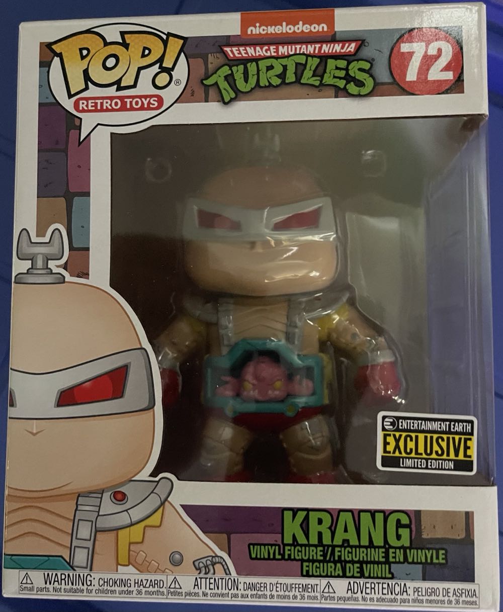 TMNT: Funko Pop! Teenage Mutant Ninja Turtles - Krang #72 - Funko Pop! Retro Toys (Teenage Mutant Ninja Turtles) action figure collectible [Barcode 889698514064] - Main Image 3